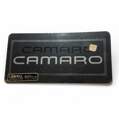 80s camaro license plate tag - 80s,